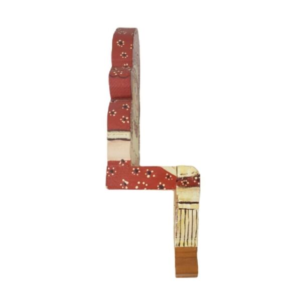 Wooden Grandmother & Granddaughter Mantle Sitter Decor Folk Art Shelf Accent - Picture 5 of 9